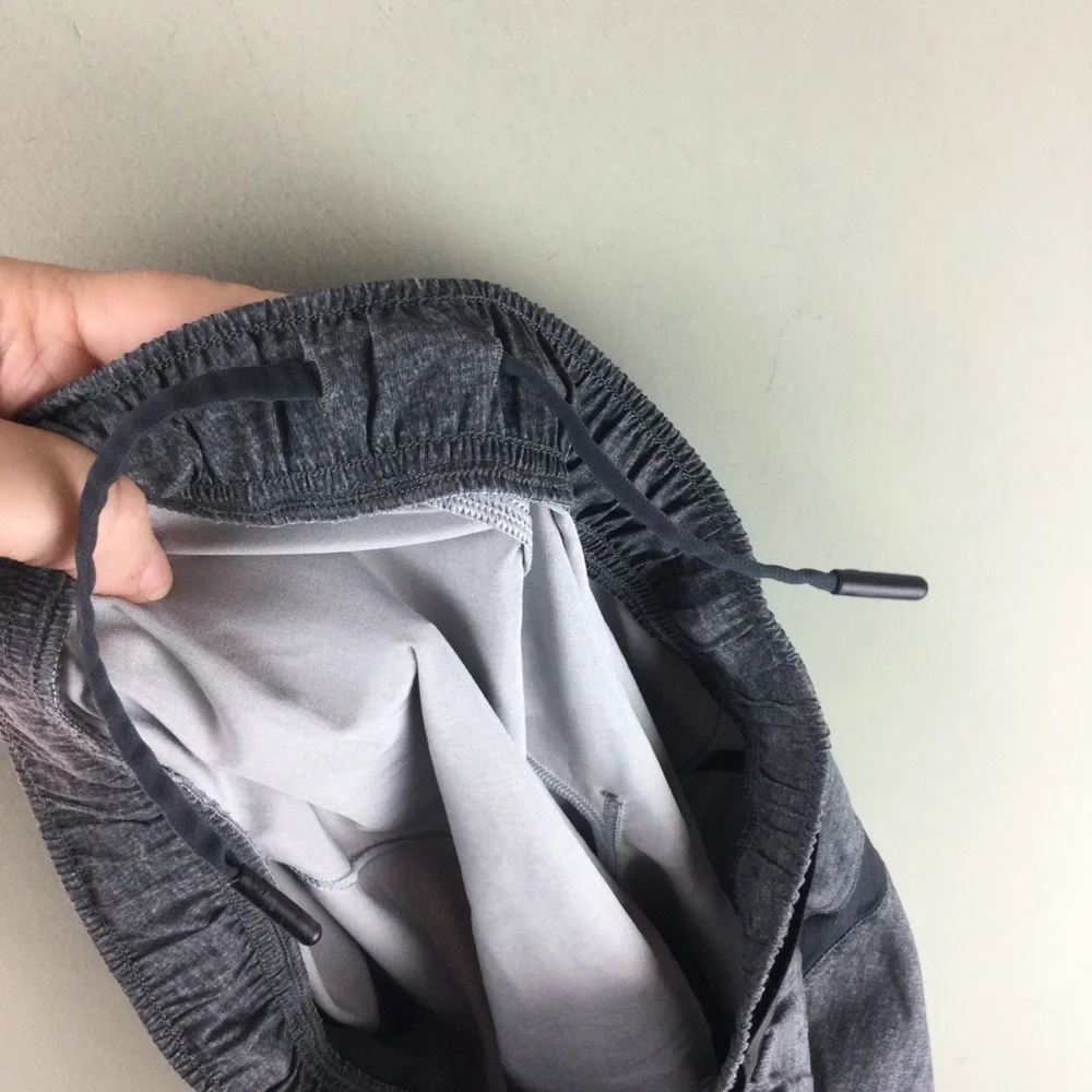 Lululemon Surge Linerless 5” Heather Deep Coal Swift Ultra Shorts Size Small